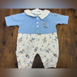 McBaby Baby Boy Bear Romper
